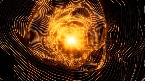 Abstract Energy Tunnel Seamless Loop Background - Two Styles