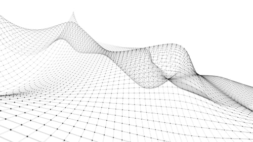 Virtual Wireframe Landscape Flight Simulation
