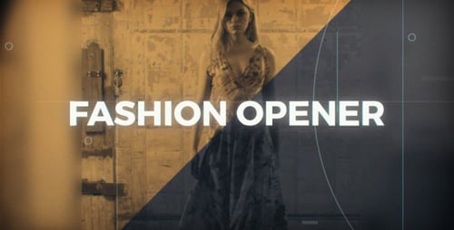 Dynamic Fashion Opener with Glitch Transitions and Modern Typography