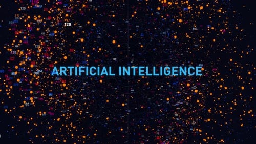 Abstrakte Technologie Netzwerkdaten Künstliche Intelligenz