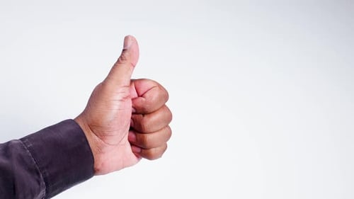 Hand Gesture Thumbs Up 3