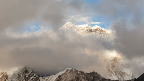 Mountains in Himalayas, Nepal, Everest, Nuptse