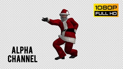 Dancing Santa Claus Animation for Christmas Celebrations