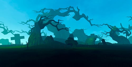 Animation On The Topic Of Halloween