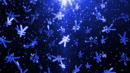 Japanese Yen Symbols with Particles