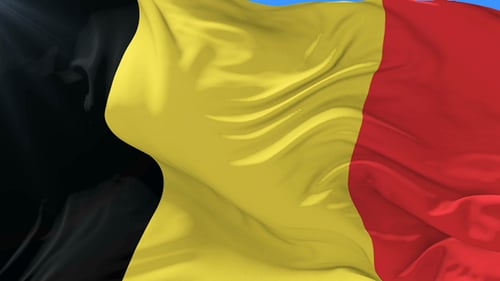 Belgian Flag Waving