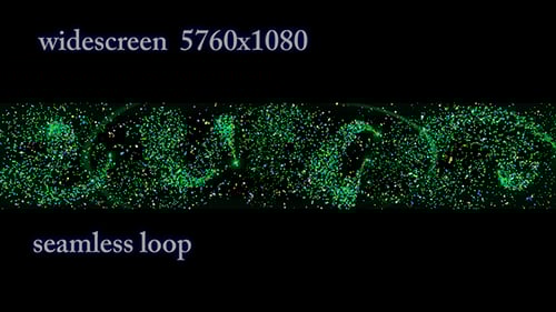 Abstract Particle Stream Glowing Dots Seamless Loop Background