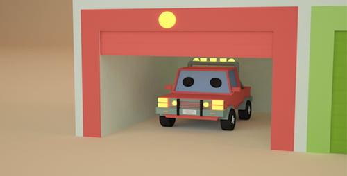 Cartoon Colorful Cars for Kids Learning
