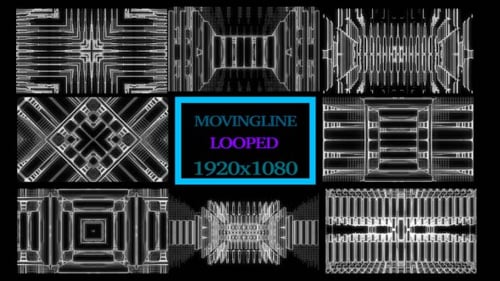 Movingline-Hintergrund-VJ-Paket