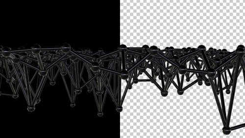 Construcciones abstractas futuristas