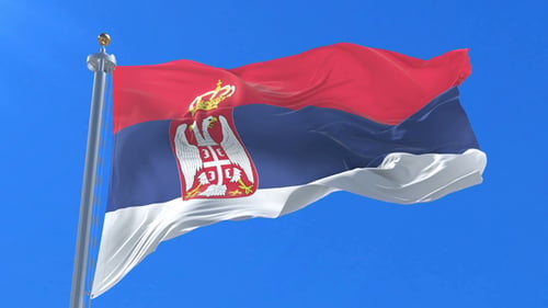 Drapeau de la Serbie