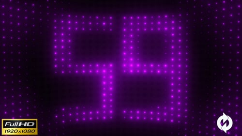Countdown Counter - Mehrfarbige Lichter