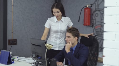 Business People Working in Office