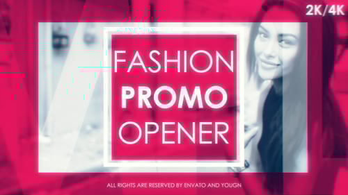 Dynamic Fashion Promo Opener with Modern Geometric Transitions