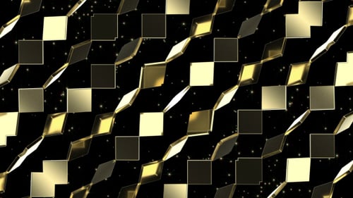 3D Gold Abstract