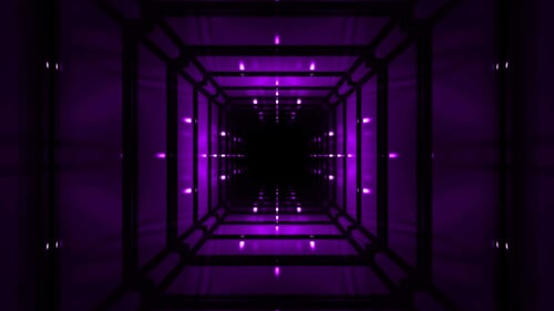 Purple Cube Tunnel