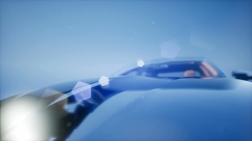 Futuristic Sleek Car Headlight Reveal Intro Animation