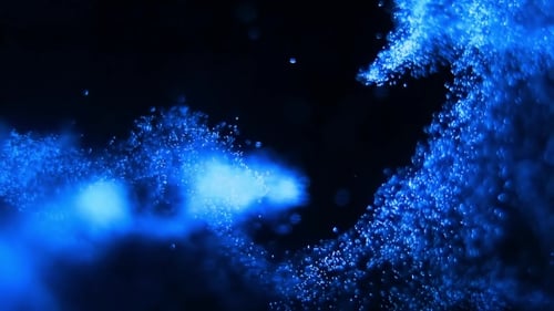 Blue Space Background