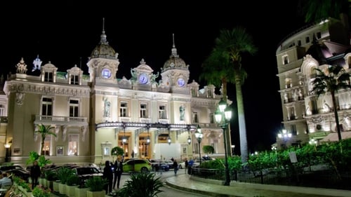 Monaco City Town Monte Carlo Night