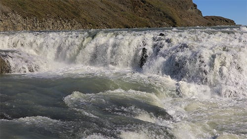 Wasserfall Gullfoss auf Island