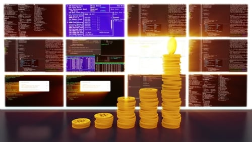 Process of Mining Bitcoins, Red Shine