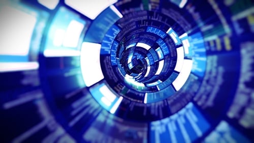 3D Flight in the Blue Optic Tunnel Data Processing