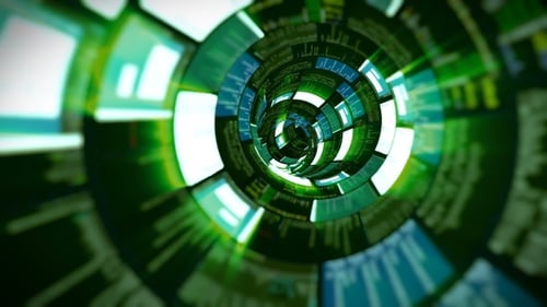 3D Flight in Green Optic Tunnel Data Processing