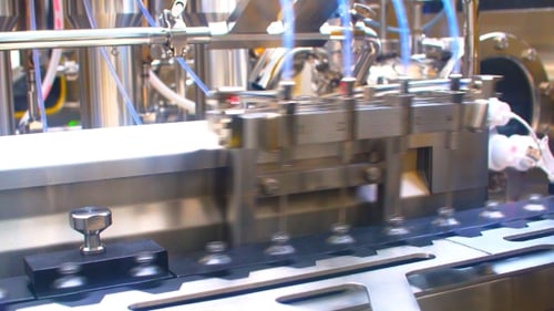 Automatic Filling Machine for the Production of Medicines in Ampules.