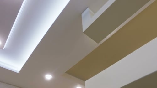 Modern Ceiling Design with Recessed Lighting