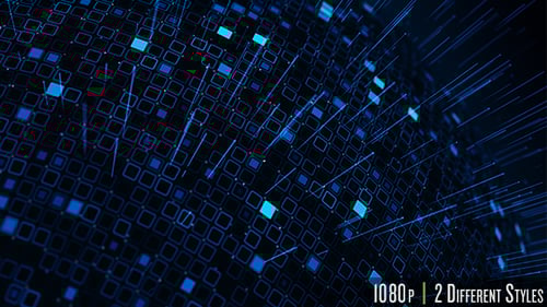 Futuristic Concept of Internet Server Data