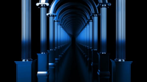 3D Columns Tunnel