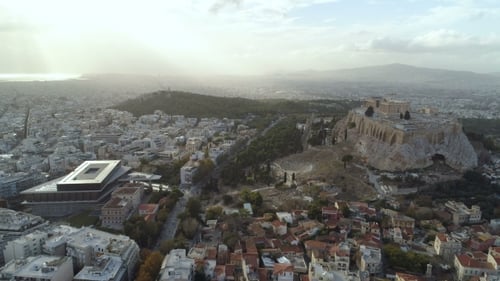 Ancienne citadelle de l'Acropole d'Athènes en Grèce