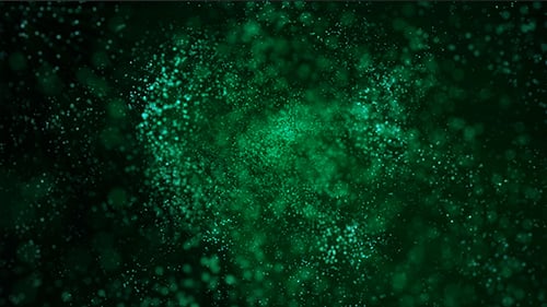 Green Particles Dispersion