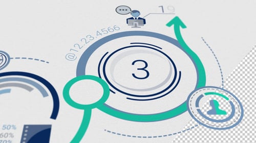 Animated Corporate Infographic Elements Pack for Business Data