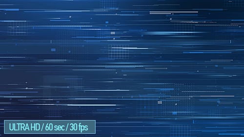 Abstract Digital Technology Stream Lines Background Loop