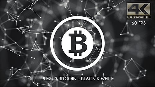 Plexus Bitcoin - Black and White