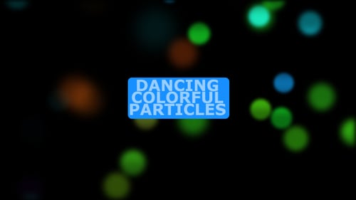 Danse des particules colorées V8