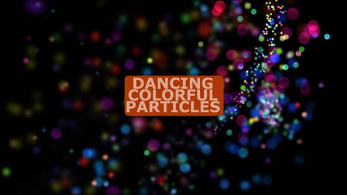 Vibrant Abstract Particles Background Overlay
