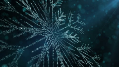 Große Schneeflocke 4K