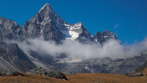 Clouds and Mountains in the Himalayas
