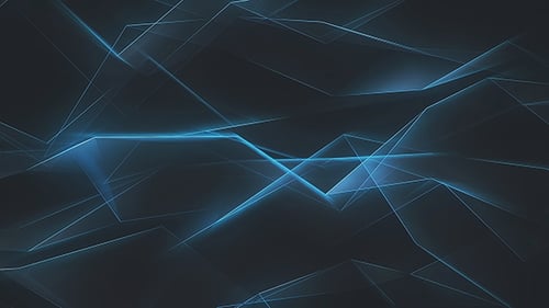 Abstract Blue Geometric Network Lines Loop Background
