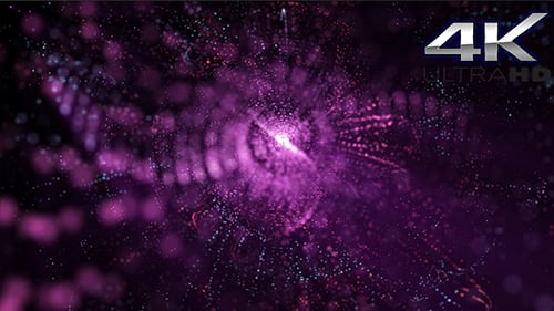 Pink Particles Background