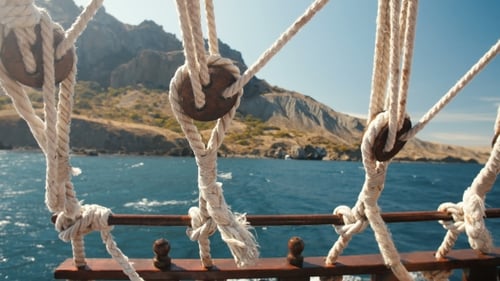 Ropes of a Floating Ship