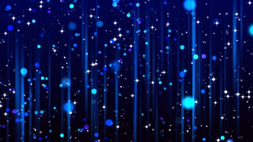 Blue Particles Glitter
