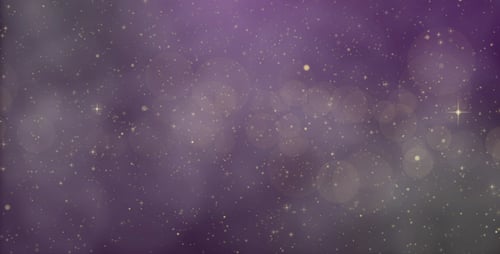 Sparkling Purple Particles Overlay Background