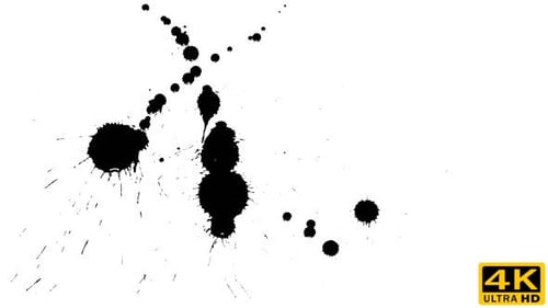 Ink Drops on Dry Paper 20