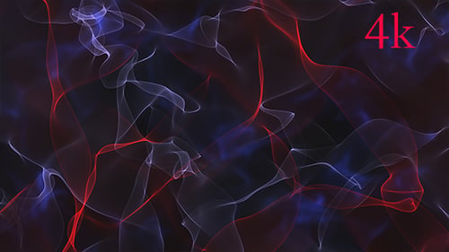 Fluid Abstract Glowing Energy Lines Background
