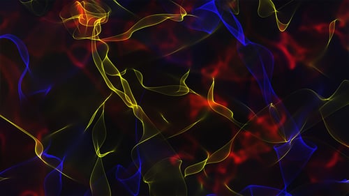 Dynamic Abstract Flowing Light Waves Background Animation