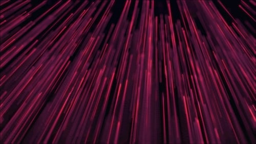 Midnight Red Particle Trails