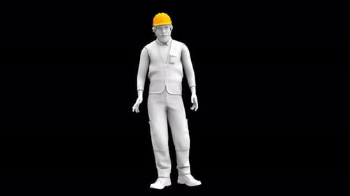 Worker Agreeing - 4k Loop Alpha